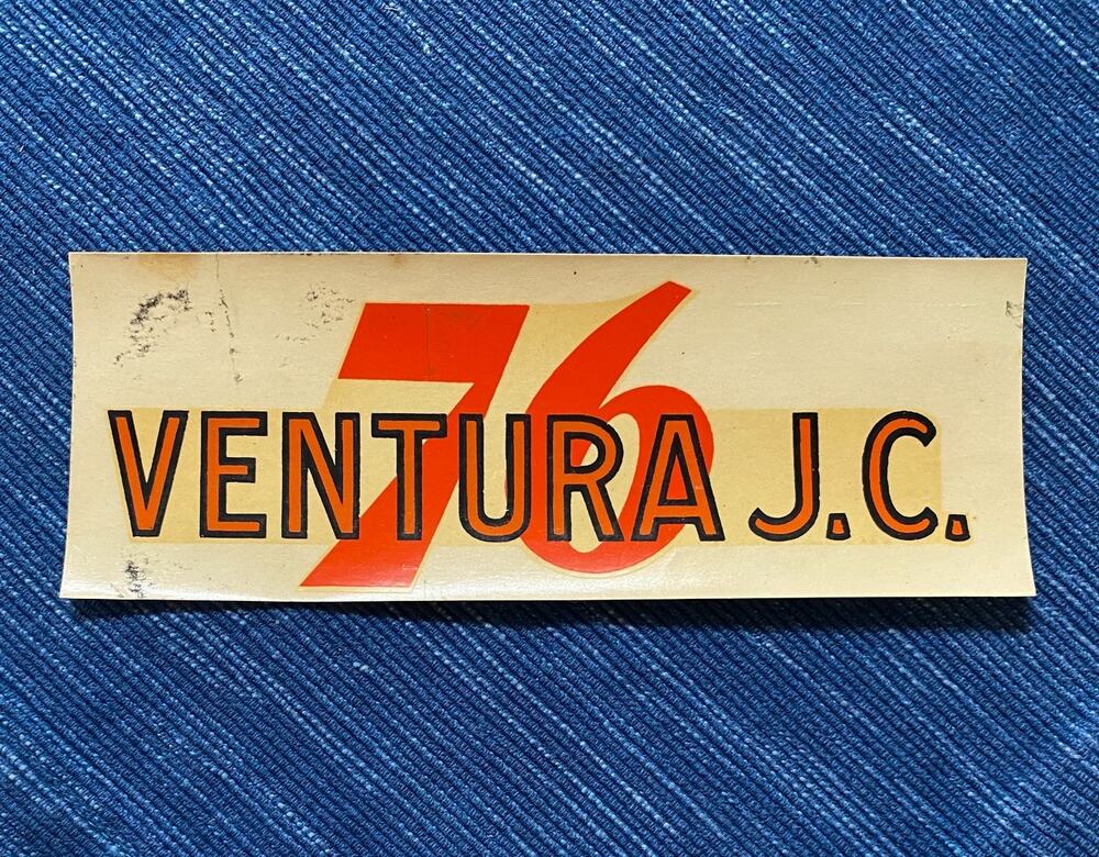Union 76 Oil Ventura Junior College California Decal Gas Station Travel Souvenir